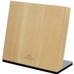 CRISTEL Bloc à couteaux aimanté en bois de hêtre Fashion