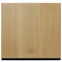 CRISTEL Bloc à couteaux aimanté en bois de hêtre Fashion