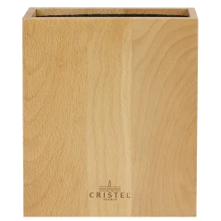 CRISTEL Bloc à couteaux rectangulaire en bois de hêtre Hot