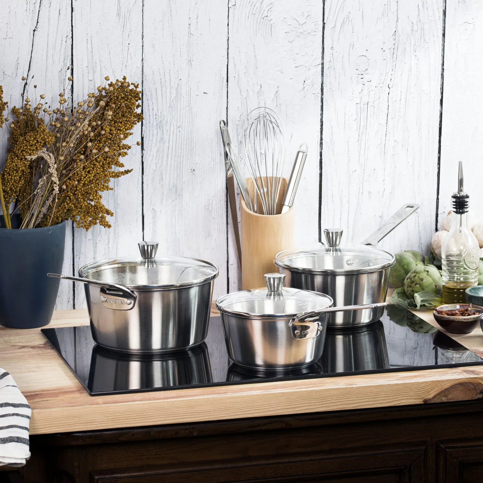 CRISTEL Casserole inox brossé Shop
