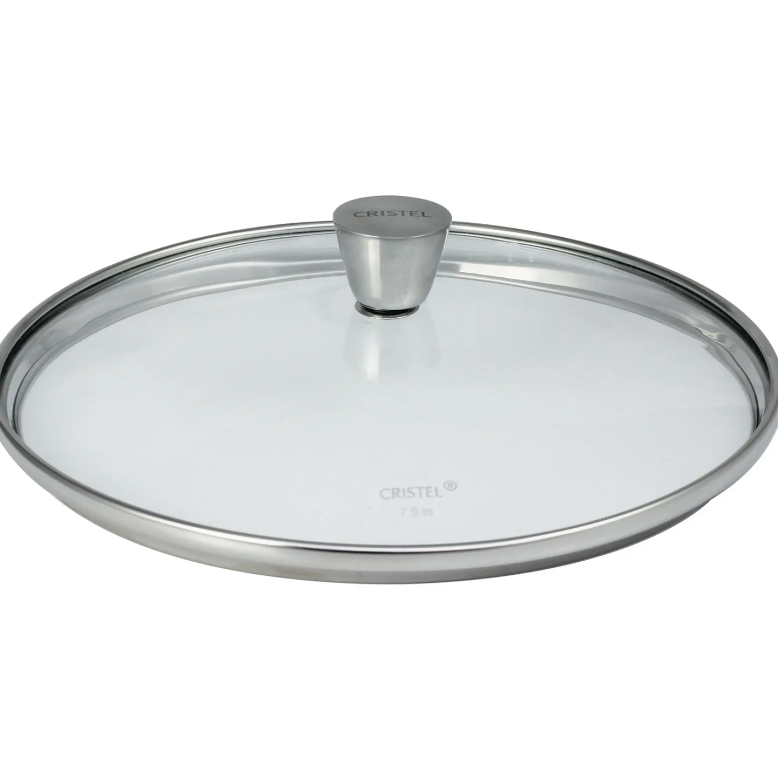 CRISTEL Couvercle en verre bombé bouton inox Clearance