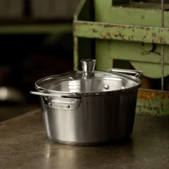 CRISTEL Couvercle en verre bombé bouton inox Clearance