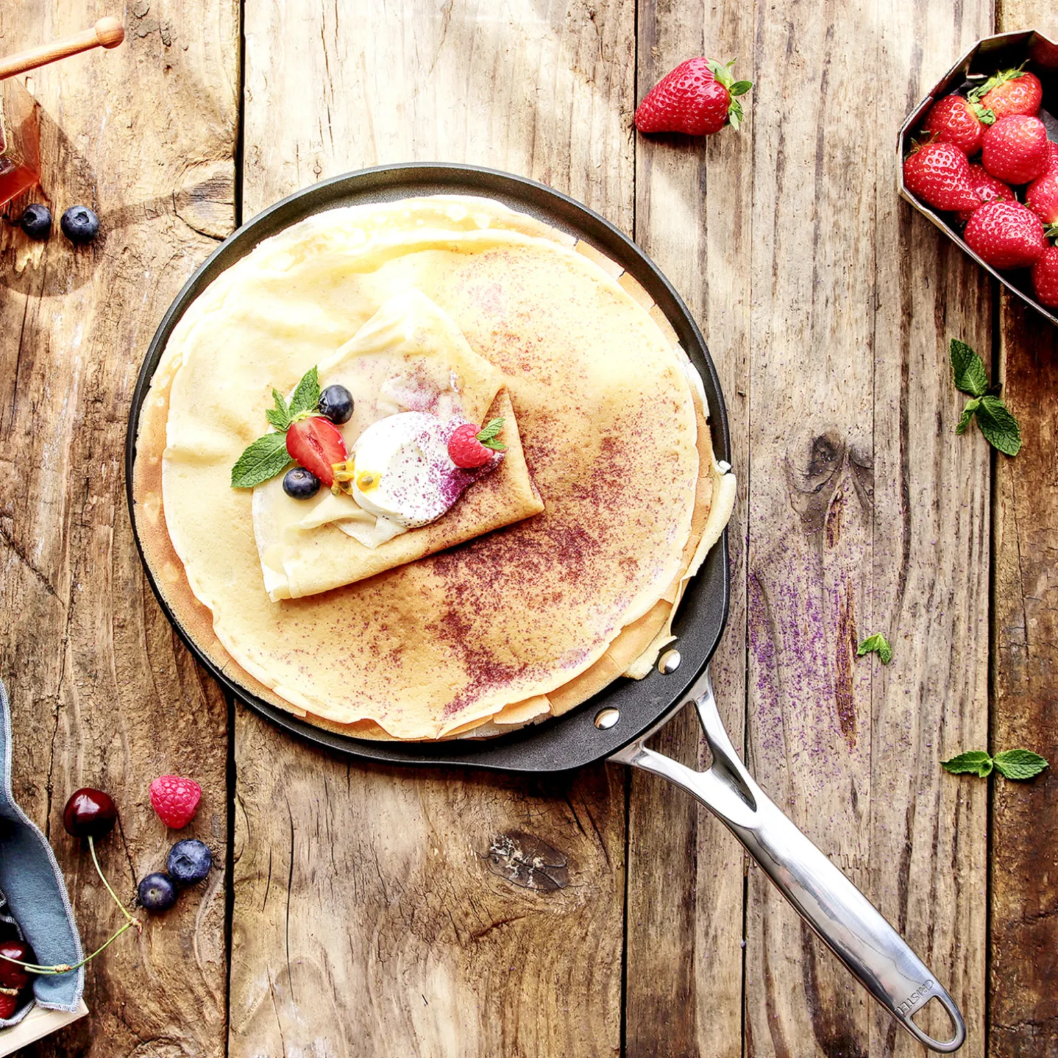 CRISTEL Crêpière aluminium - anti-adhésif Exceliss+ Best