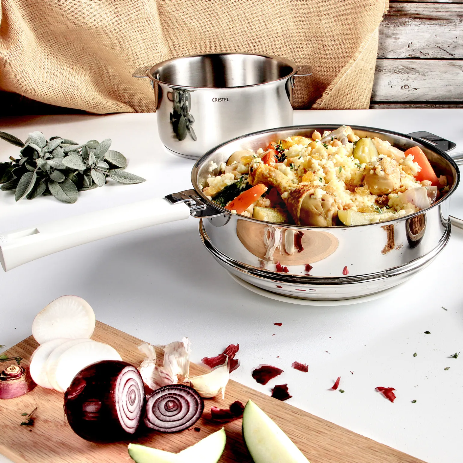 CRISTEL Cuit-vapeur universel inox Discount