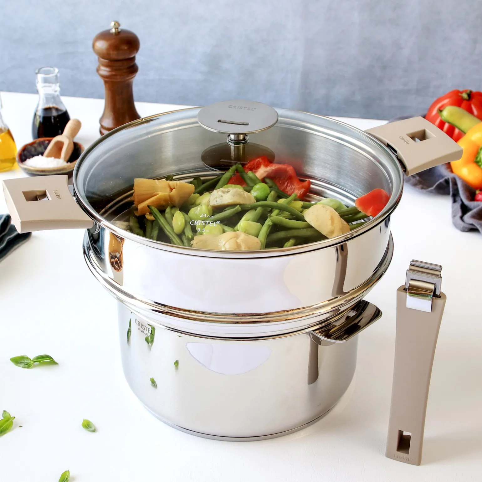 CRISTEL Cuit-vapeur universel inox Discount