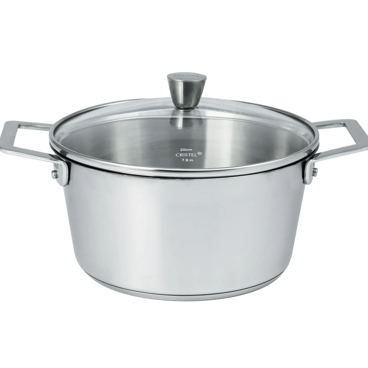 CRISTEL Faitout inox brossé avec couvercle Outlet