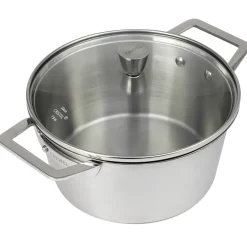 CRISTEL Faitout inox brossé avec couvercle Outlet