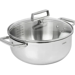 CRISTEL Faitout inox et couvercle en verre Best Sale