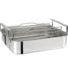 CRISTEL Plat à four inox 40 cm - avec accessoires Discount