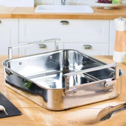 CRISTEL Plat à four inox 35 cm - sans accessoires Hot