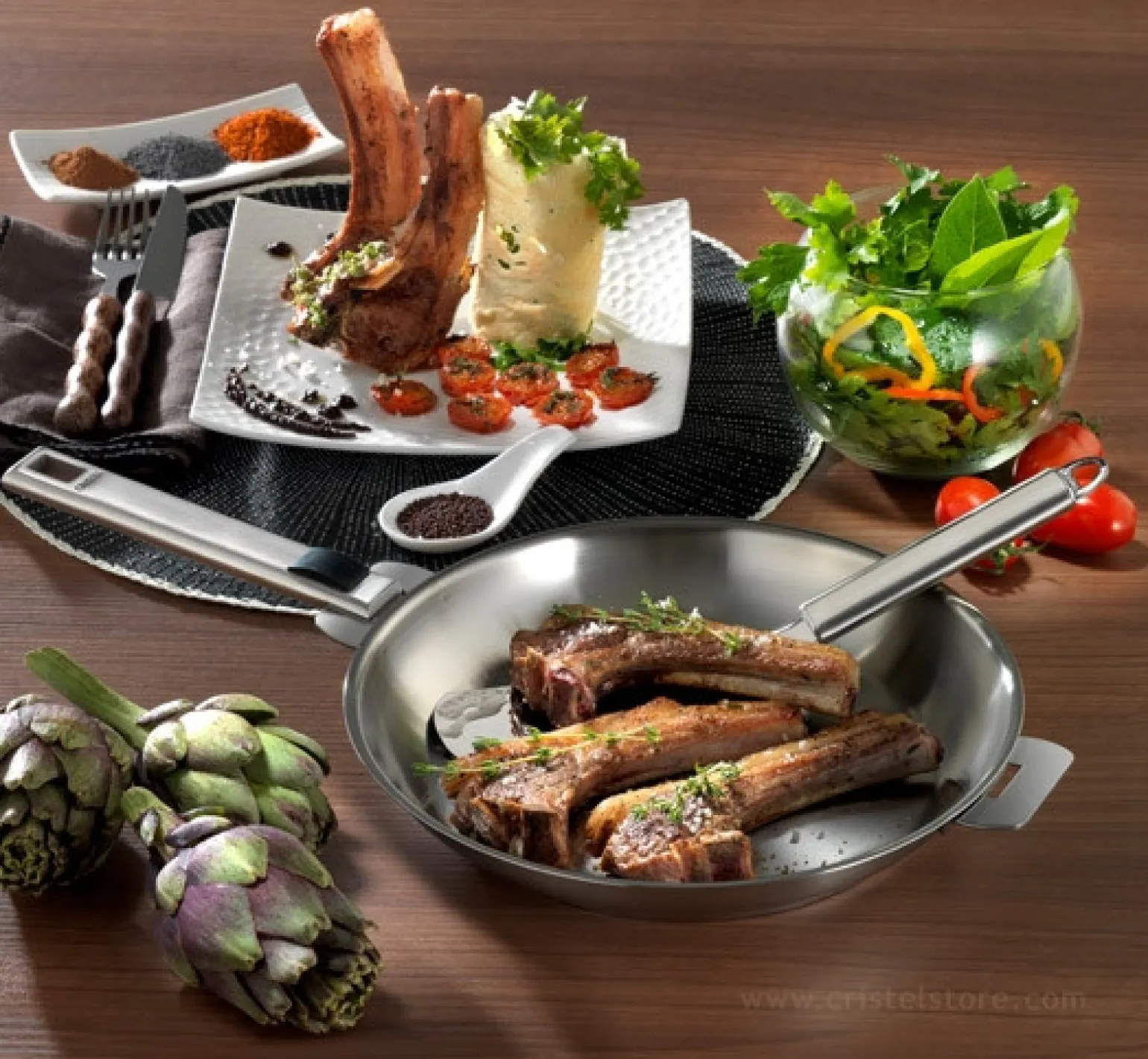 CRISTEL Poêle inox Flash Sale
