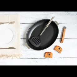 CRISTEL Poêle ovale inox - anti-adhésif Exceliss Cheap