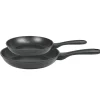CRISTEL Set 2 poêles antiadhésives en aluminium Outlet