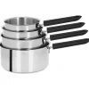 CRISTEL Set de 4 casseroles inox Fashion