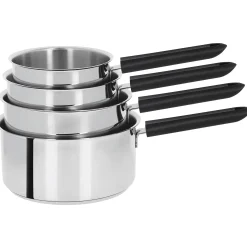 CRISTEL Set de 4 casseroles inox Fashion