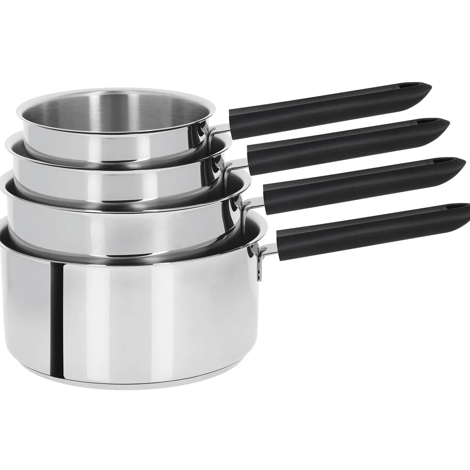CRISTEL Set de 4 casseroles inox Fashion