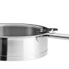 CRISTEL Set sauteuse inox Ø24cm + couvercle et poignée amovible Discount