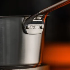 CRISTEL Série 3 casseroles en inox brossé Fashion