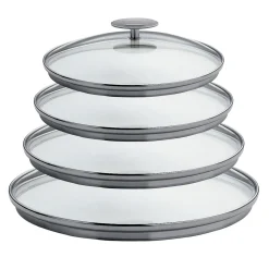 CRISTEL Série 4 couvercles Platine New