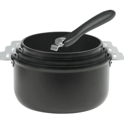 CRISTEL Série de 3 casseroles Cookway + 1 poignée amovible Outlet