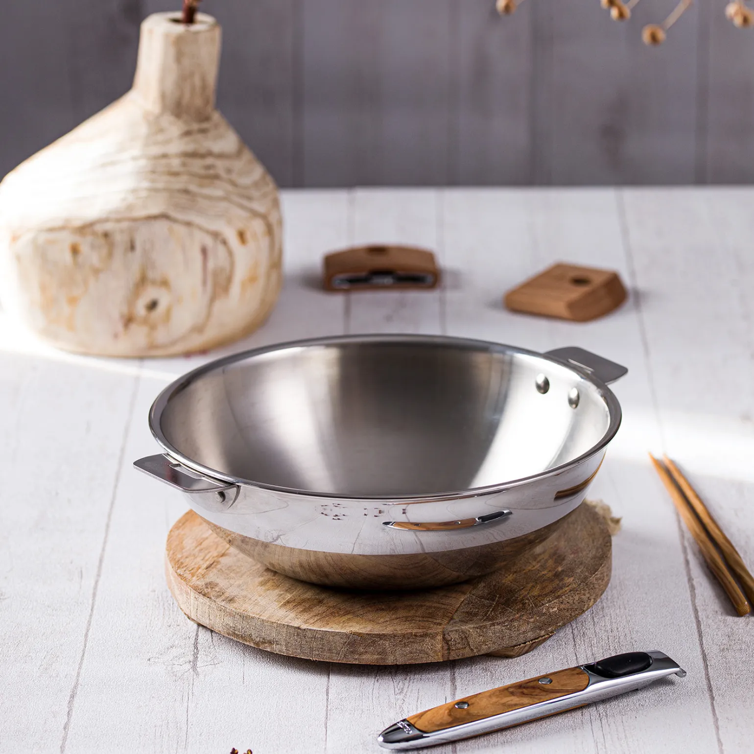 CRISTEL Wok inox Flash Sale